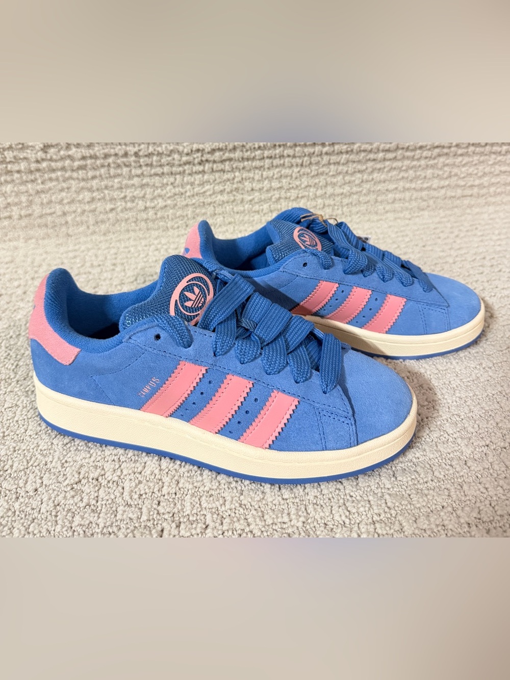 Adidas Originals CAMPUS 00s Blue Pink Suede Sneakers Women's Size 7 NWT (No Box)